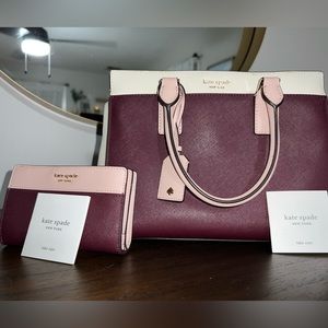 Kate Spade Medium Satchel and Wallet